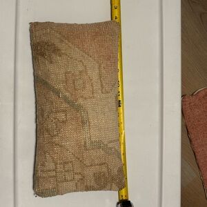 Turkish Beige Patterned Rectangular Pillow